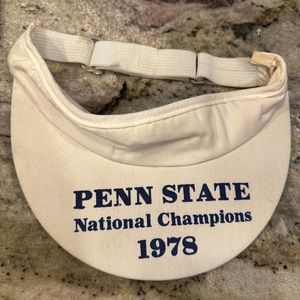 Penn State Vintage National Champions 1978 visor.Used condition.Good for the age